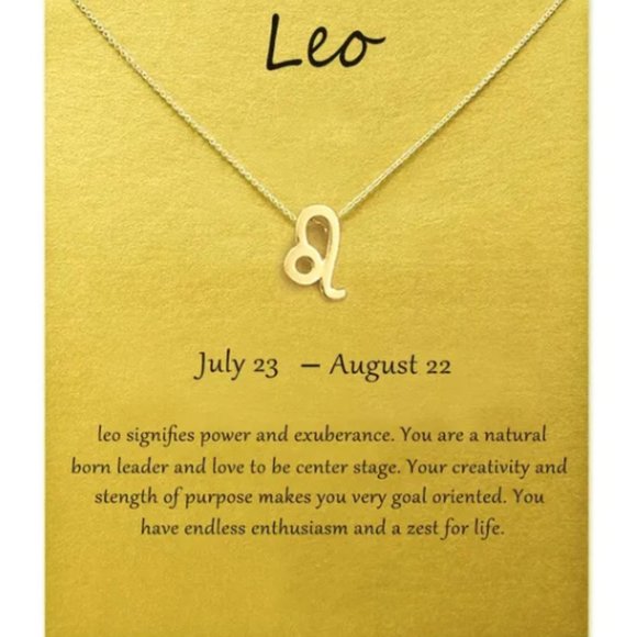 GOLD Zodiac Necklaces - Picture 4 of 5